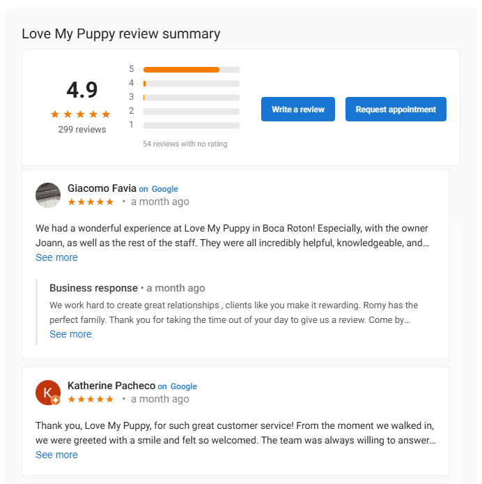 puppies for sale in boca raton